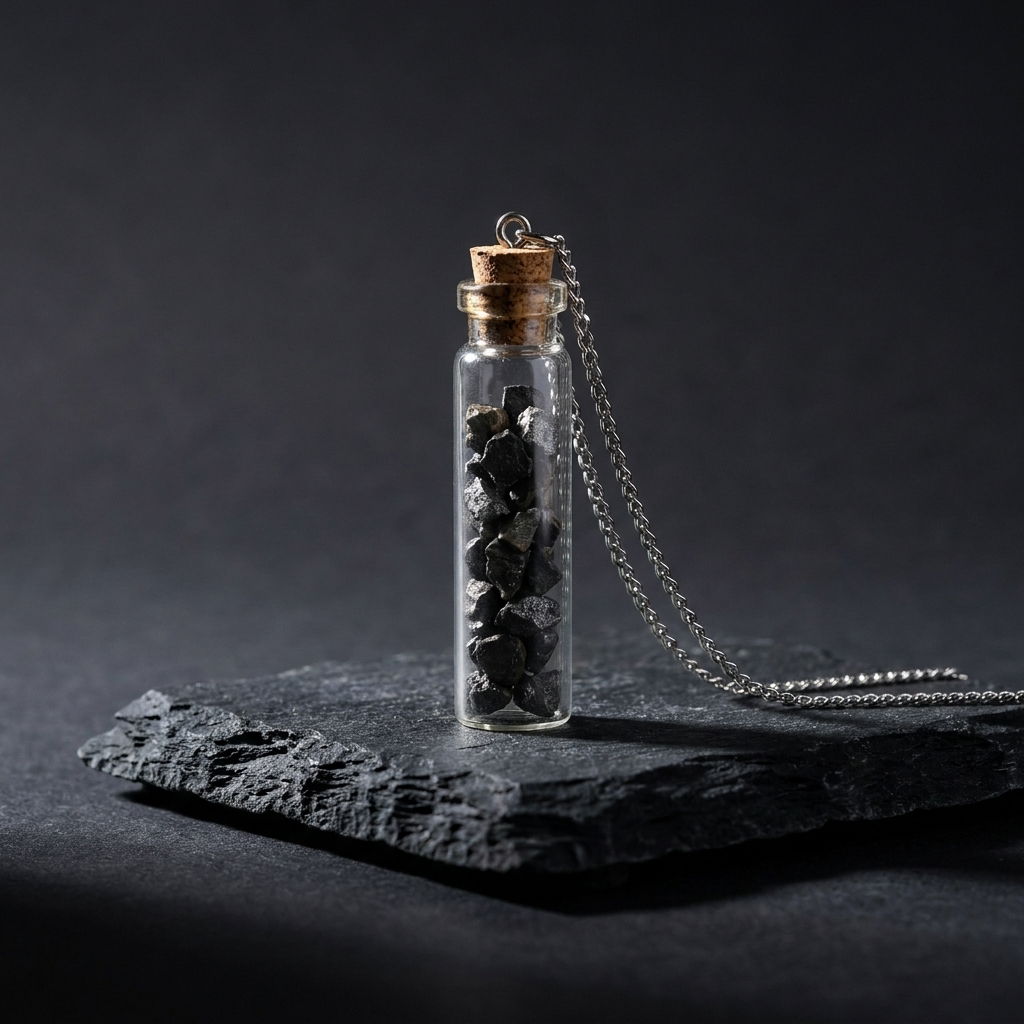 Anandham silver — hero on dark slate, low-key lighting