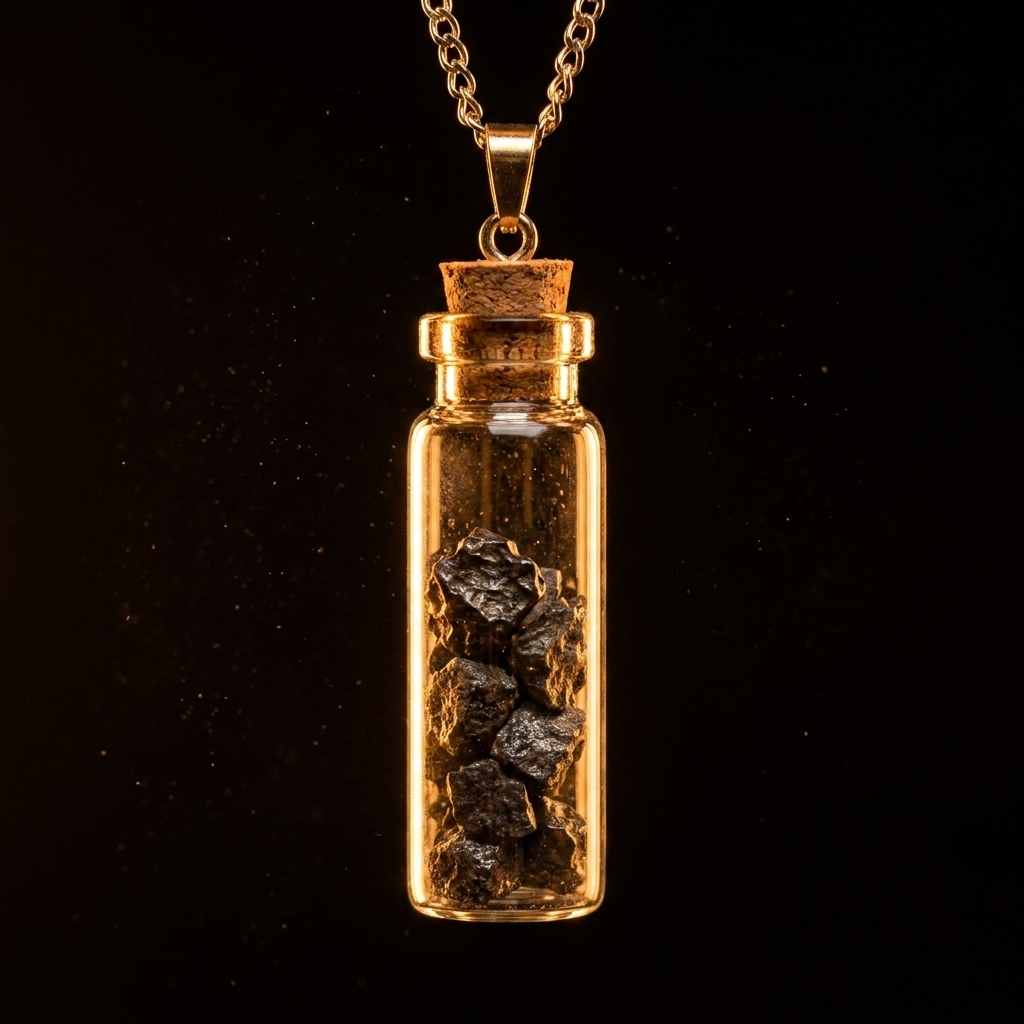 Anandham gold — macro with amber rim light